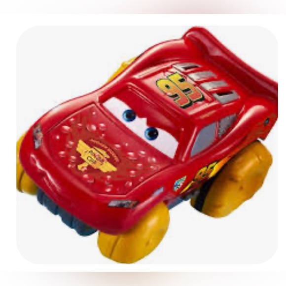 Disney Pixar HYDRO Wheels Lightning McQueen 3” Pull Back Mattel Car - Picture 1 of 6